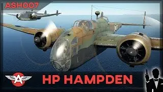 War Thunder | Handley Page Hampden | Short Cinematic Patch 1.65