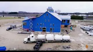 Brewery Build - Brewhouse Delivery | Cowbell Brewing Co.