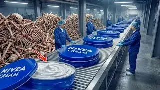 How Dry White Animal Bones Turn Into Cosmetic Cream Today: Inside the Modern Factory