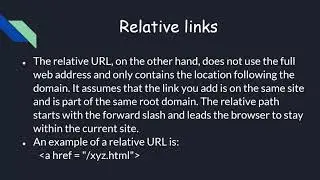 Basics of Html . Lists, links and images.