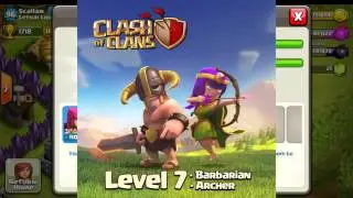 CLASH OF CLANS UPDATE! LEVEL 7 TROOPS! CLASH OF CLANS BARBARIANS & ARCHERS LVL 7! CLASH OF CLANS