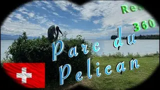 Parc Du Pelikane, Lausanne 🇨🇭 | Lake Geneva Walk &ndash; Real 360&deg; 4K Video