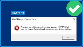 How to Fix Fitgirl Repacks GTA V Launcher.exe System Error (2025)