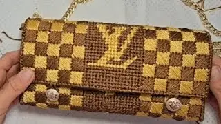 🪡🧶Мы связали крючком сумку LV🧵🧡 ВЯЗАНИЕ КРЮЧКОМ СУМОК LV