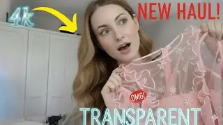 4K  See-Through Lingerie & Bikini Try-On Haul |  shein Try-On Haul | Transparent Outfit  2026