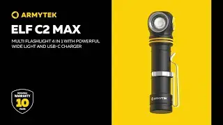 Armytek Elf C2 Max &mdash; flagship product of the series, powerful wide light and USB-C charger