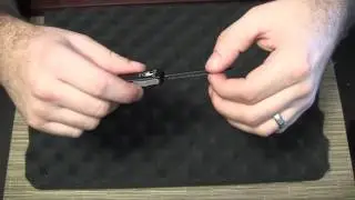 Microtech UTX-70 D/E Full Top Serrations (A Hollow Grind Video)