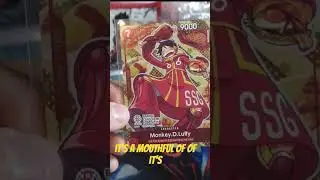 $2500 One Piece Luffy Card Collection! #onepiece #onepiecetcg #cards #fyp #trending #shorts #luffy