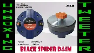 UNBOXING TWEETER 200 RIBUAN BLACK SPIDER MAGNET BESAR