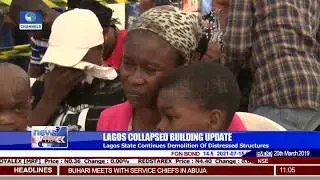 LASG Continues Demolition As Survivors Hold Prayers In Honour Of Victims