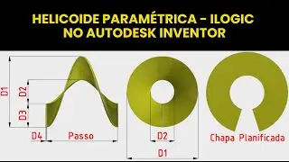 Rosca Helicoidal Paramétrica - Ilogic AutoDesk Inventor
