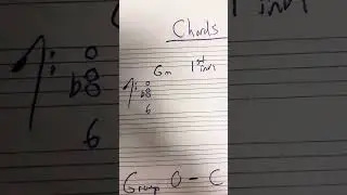 Music theory I: Midterm chords