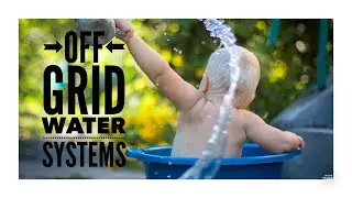 Gravity Feed Off Grid Water Setup, RPS Solar Well Pump, Rainwater #offgrid #solarpower