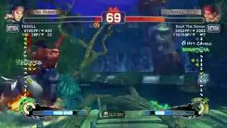 USFIV~ EviL Ryu (EssX the Sinner) vs.  Ryu (FAS0LL) HD