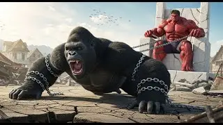 Red Hulk vs She-Hulk ⚡ An Epic Clash Until King Kong’s Shocking Save! 🦍🔥