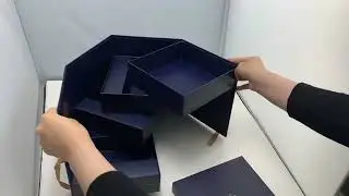 Multi-layer mooncake gift box #mooncake #custompackaging #giftbox #papercraft #paperbox #handmade