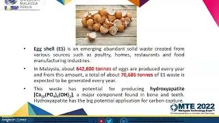 Carbon Capture by Eggshell Waste - Associate Professor Dr.  Midhat Nabil