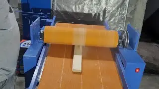 Finalizei a lixadeira de rolo com esteira,I finished the tracked roller sander.