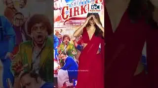 Pooja Hegde in red saree at trailer launch of film Cirkus #poojahegde #circus #viralvideos