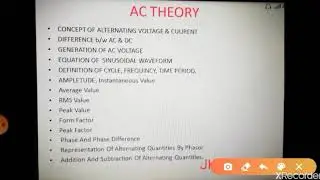 GENERATION OF ALTERNATING VOLTAGE & WAVEFORM OF AC VOLTAGE/ for all electrical & electronic student.