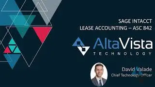 Sage Intacct Lease Accounting - Handling ASC 842 With Ease