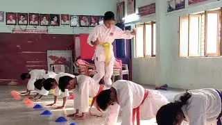 Few Basic Warmups & Activities Shown by MVN karate & Gymnastics Students