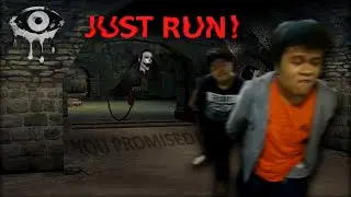 Flying Head Ghost Go HuuuuuuAhhhhh! [HiruPlays(MalayDub): The Eyes Horror Game]