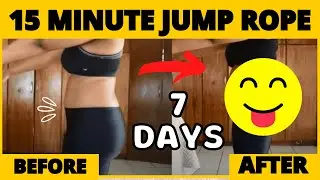 ONE WEEK JUMP ROPE CHALLENGE |  jumping rope for 15 minutes a day
