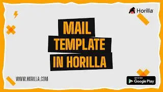 How to Create a Mail Template in Horilla HR Software | Free HRMS Software| Open Source HRMS Software