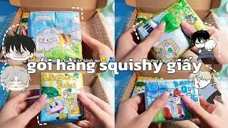 📦G&oacute;i h&agrave;ng squishy giấy tự l&agrave;m xinh hay ko th&igrave; xem ms biết‼️#goihang#packingorders#squishygiay#viral 
