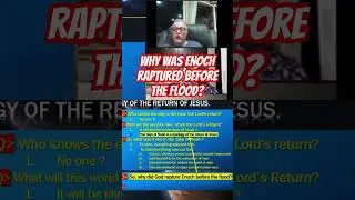 Why was Enoch raptured from this earth before the flood? #enoch #noah #rapture #shorts