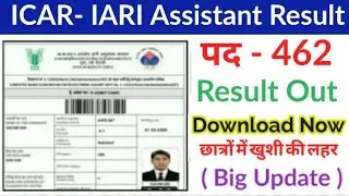 icar-iari Assistant Result 2022 | icar iari Assistant Cut off 2022 |