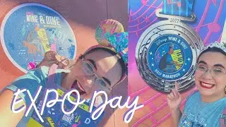 MERCHANDISE VIRTUAL QUEUE? | runDisney Wine & Dine Half Marathon 2022 EXPO DAY!