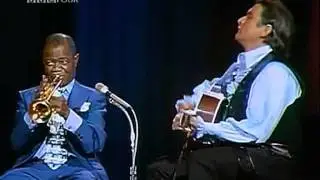 Johnny Cash & Louis Armstrong - Standing on the Corner (Blue Yodel No. 9)