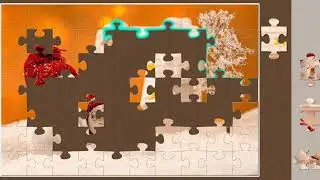 Winter Snowman Fun 🎩❤️🧩// #winter #snowman #jigsawpuzzle #holiday #art @puzzlezone2080 