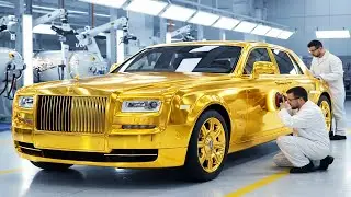 Building the 24k Gold Rolls-Royce Phantom: Electroplating & Hand Polishing Process
