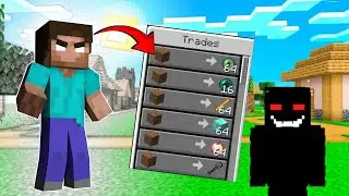 Minecraft But Entities Trade OP Items