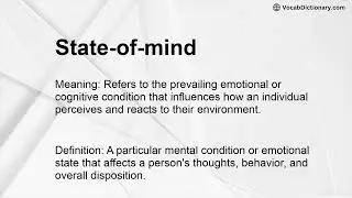 State-of-mind Meaning