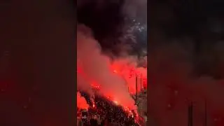 paok fc fans pyroshow _ #paok #ultras #football #greece #pyro #flare