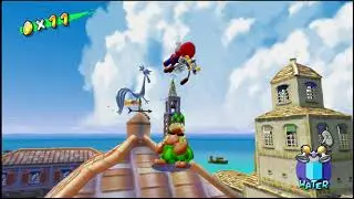 Super Mario Sunshine - Delfino Plaza: Chuckster on the Roof