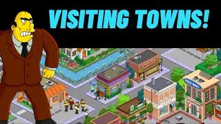 The Simpsons Tapped Out: Visiting Your Towns | Episode 101