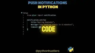 Use push notifications in your next Python automation project!