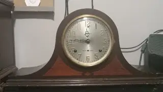 (Updated) Close Up of my Sessions Westminster A tambour mantel clock.