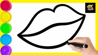 &ldquo;Lips drawing for Beginners | Easy Step by Step&rdquo; | By Marker Art YT | Day #15