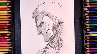 How To Draw Armored Titan || Attack On Titan  || Anime Drawing Step By Step