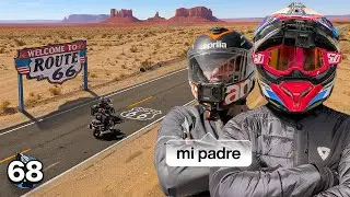 Empieza la RUTA 66 en MOTO con mi PADRE | Vuelta al Mundo en Moto | EP 68
