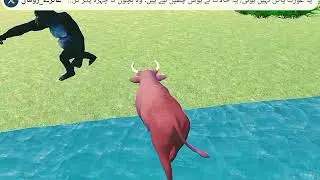 Angry Bull simulator fight with other animals||Amazing 65M Views||Subscribe 804IK
