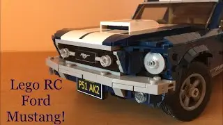 Lego Remote Controlled Ford Mustang! 🚙