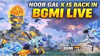 BEST GAMEPLAY CONQUEROR RANK PUSH IN BGMI 🔥 IS NOOB GAL X
