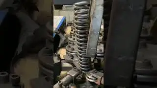 how was made coil spring using machine#shorts #manufacturing #spring #